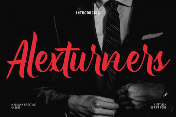 Alexturners Script: A Premium Typeface for Editorial Design