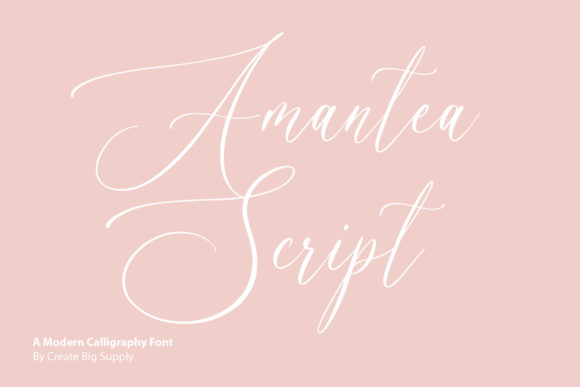 Amantea Script: A Graceful Typeface for Makers