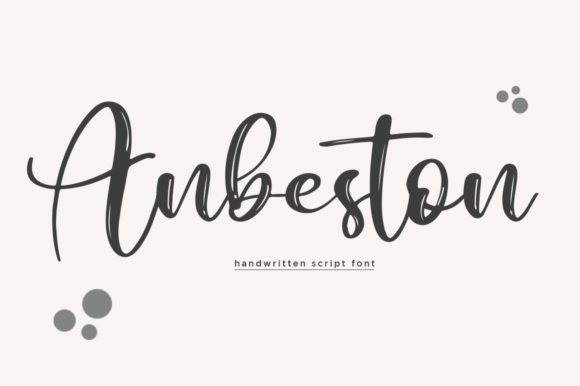 Anbeston Script: A Premium Font for Campaigns