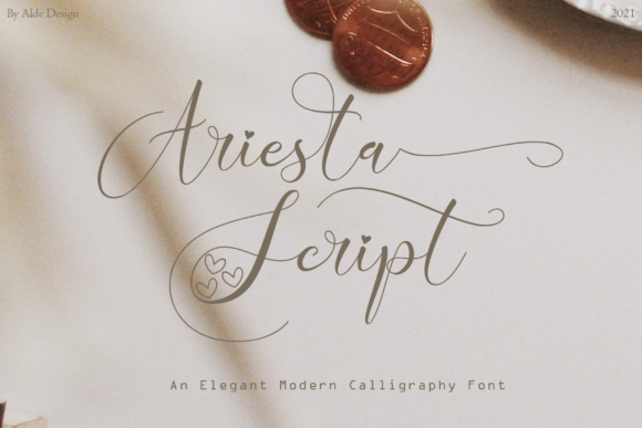 Ariesta Script: A Luxury Typeface for Web Design