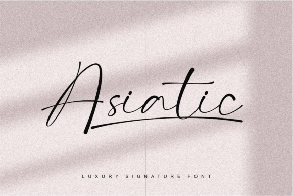 Asiatic Signature Script: The Elegant Font for Your Brand