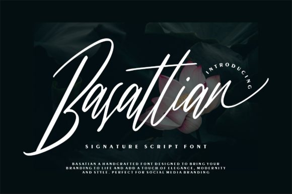 Basattian Script: A Charming Typeface for Brand Identity