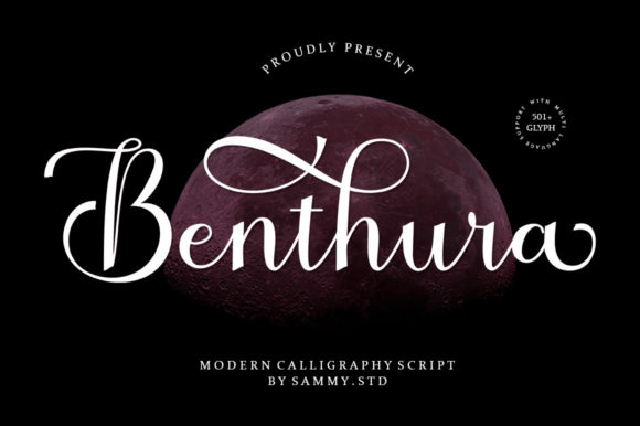 Benthura Script: A Delicate Typeface for Elegant Branding