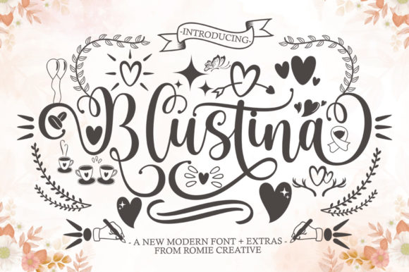 Blustina Script: The Premium Font for Campaigns