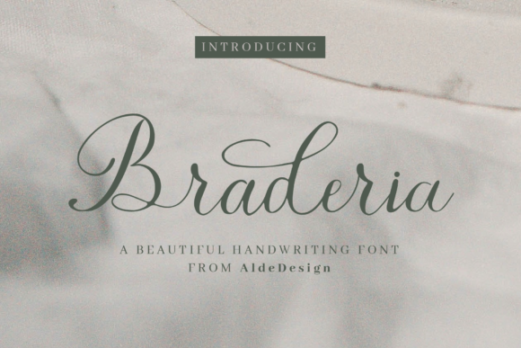 Braderia Script: A Charming Typeface for Brand Identity