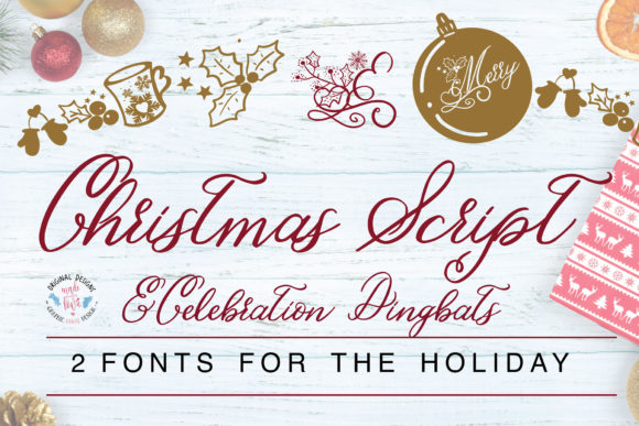 Christmas Duo Script: A Festive Typeface for Crafters