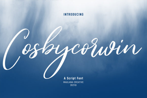 Cosbycorwin Script: A Premium Font for Your Brand