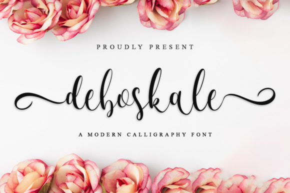 Deboskale Script: The Elegant Handwritten Font for Crafters