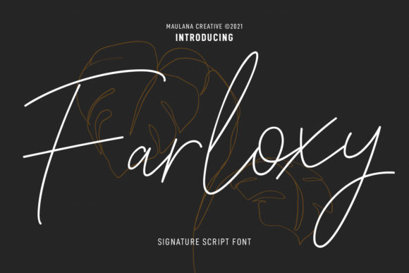 Farloxy Script: A Graceful Typeface for Crafters