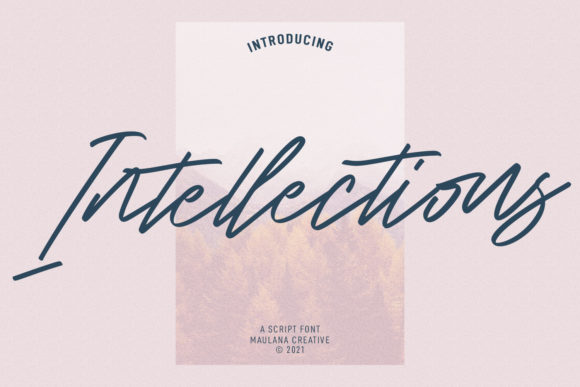 Intellections Script: A Premium Font for Your Brand