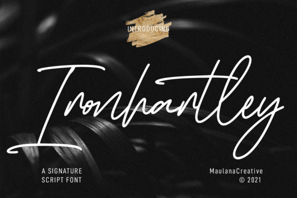 Ironhartley Script: A Premium Typeface for Marketers