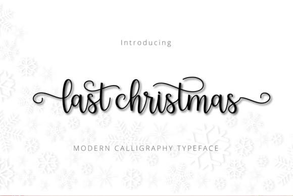 Last Christmas Script: A Timeless Handwritten Typeface for Branding