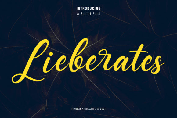 Lieberates Script: A Premium Handwritten Font for Editorial Design