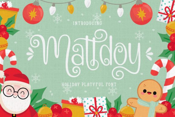 Mattdoy Script: A Romantic Typeface for Makers