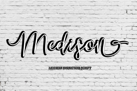 Medison Script: A Premium Typeface for Branding