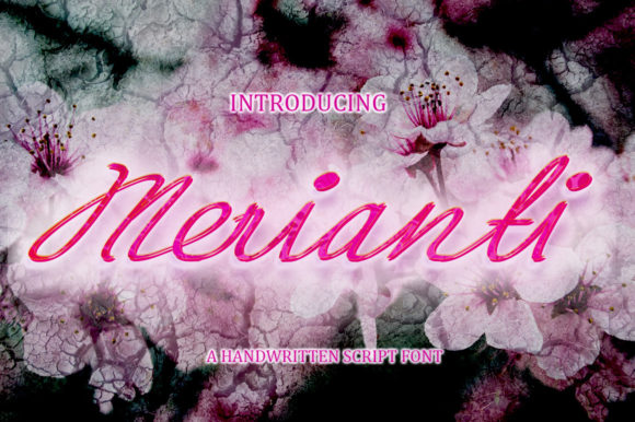 Merianti Script: A Premium Handwritten Font for Editorial Design