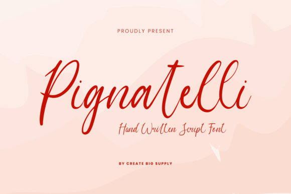 Pignatelli Script: A Timeless Handwritten Typeface