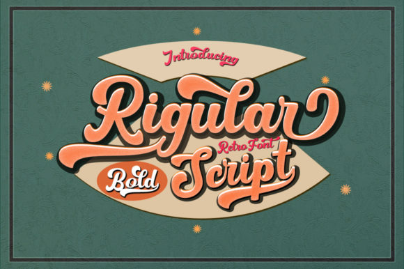 Rigular Script: A Bold Handwritten Font for Editorial Design