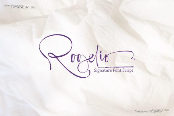 Rogelio Script: A Handwritten Typeface for Branding