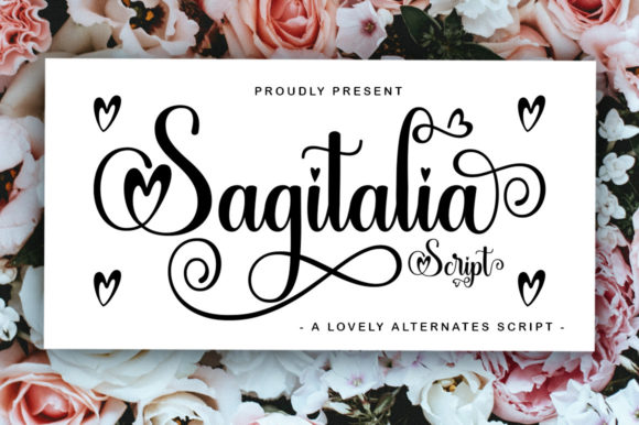 Sagitalia Script: A Premium Handwritten Font for Crafters