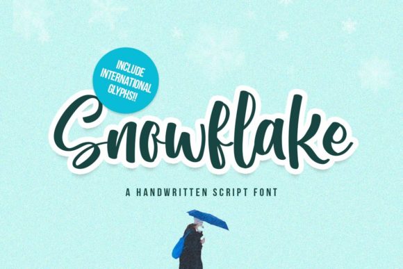 Snowflake Script: A Playful Typeface for Creative Branding