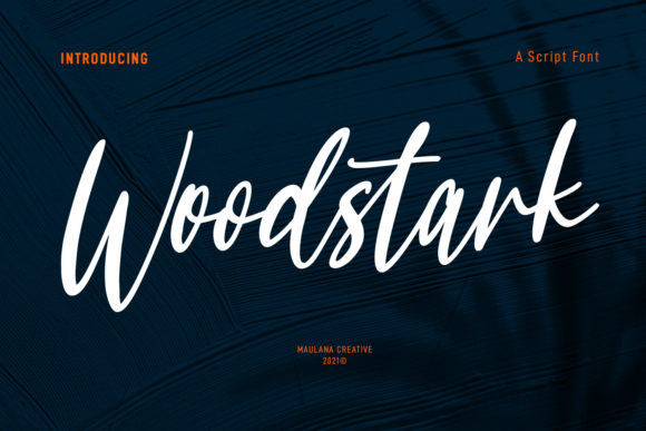 Woodstark Script: A Premium Display Font for Editorial Design